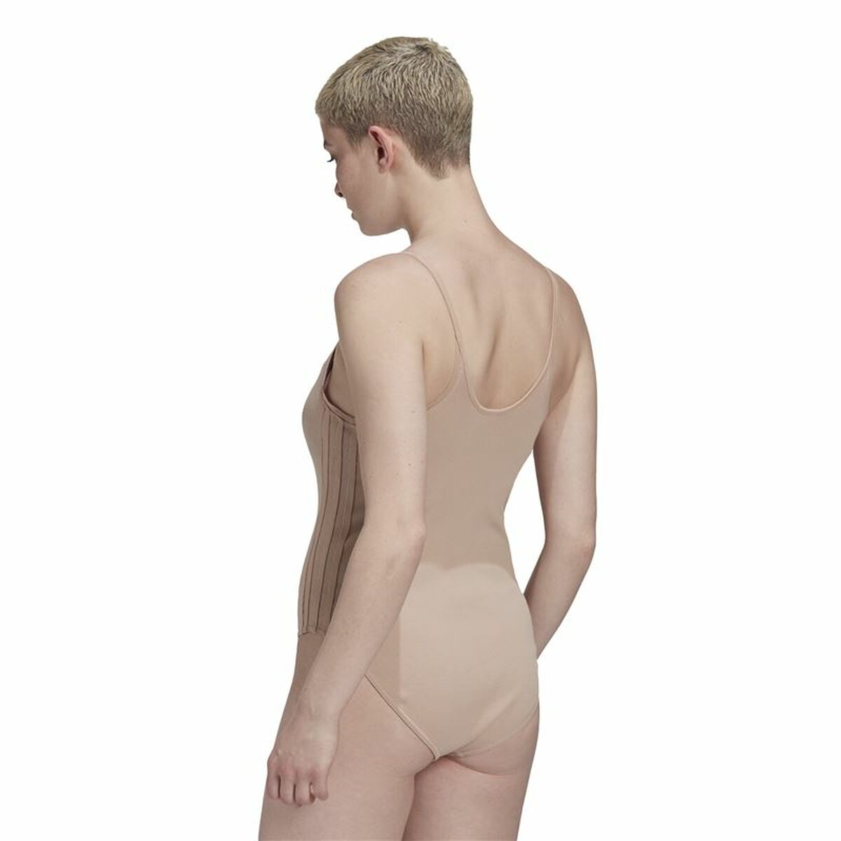 Leotard Adidas Originals RIbbed Beige-8
