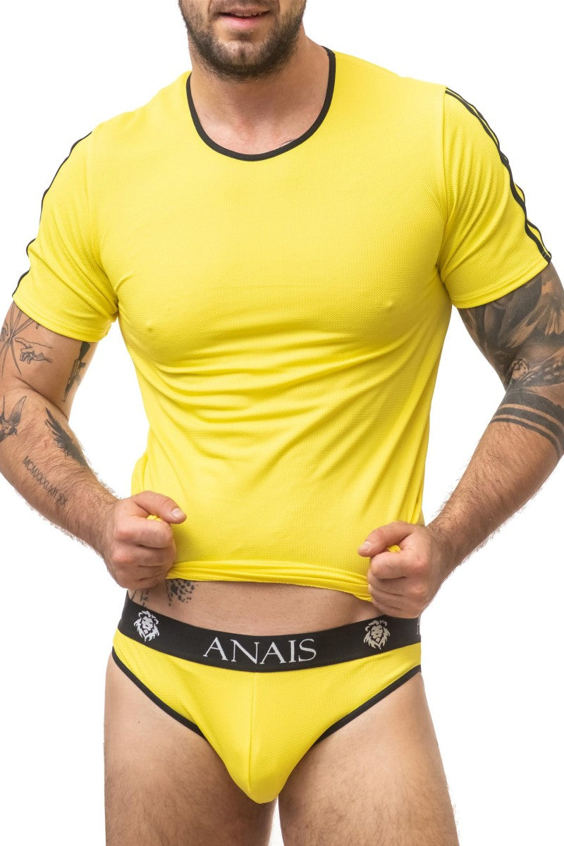 Herren T-Shirt 053412 gelb - 3XL-0