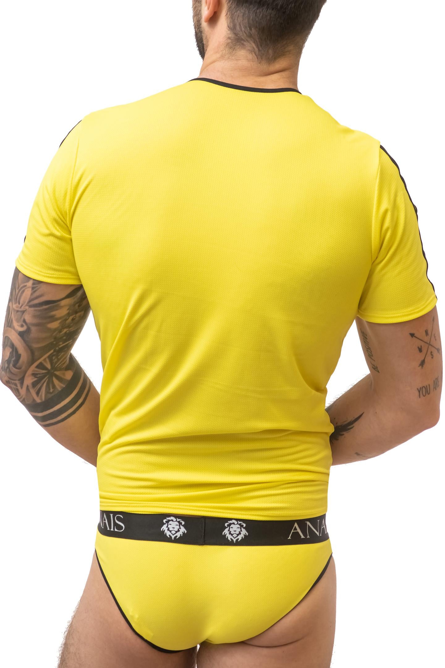 Herren T-Shirt 053412 gelb - 3XL-1