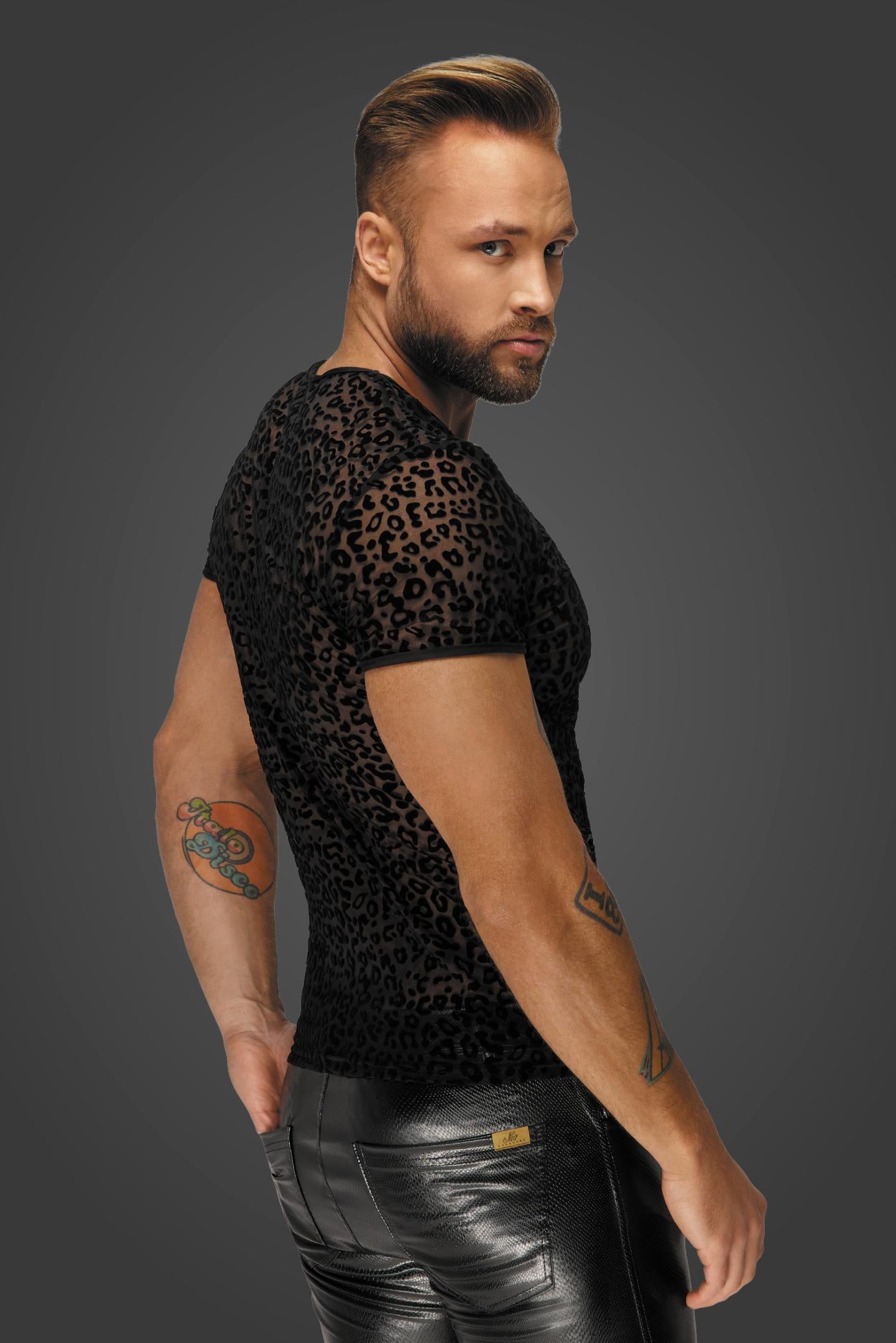 Leopard Flock T-Shirt H071 - 3XL-1